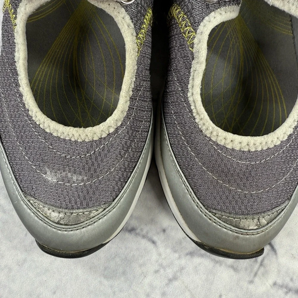 Vionic Sunset Slip On Mary Jane Shoes Womens‎ 8.5 Gray Silver 334 Sunset 9032
